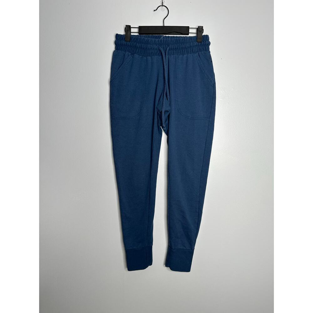 FP Movement Work It Out Joggers Women Small Blue High Rise Tapered Sweatpants‎